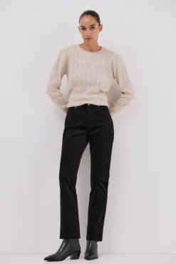 Cortefiel Jeans|Calças-Calças sensacionais de veludo Preto