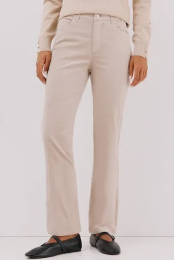 Cortefiel Jeans|Calças-Calças sensacionais de veludo Tostado