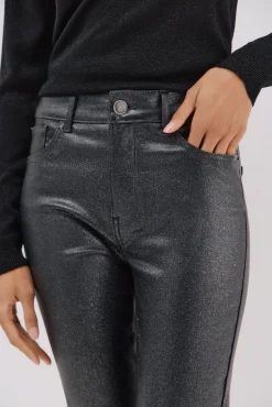 Cortefiel Jeans|Calças-Calças sensacionais revestidas com resina Cinzento