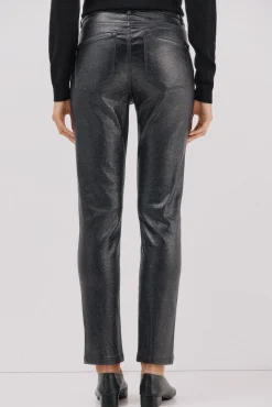 Cortefiel Jeans|Calças-Calças sensacionais revestidas com resina Cinzento