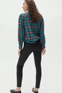 Caroll Jeans|Calças-Calças slim algodão elástico Preto