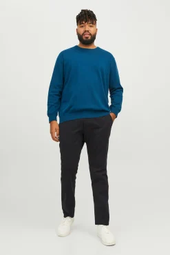 Jack & Jones PLUS Calças-Calças slim fit PLUS preto