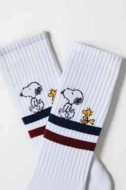 Besocks Meias|Meias-Calcetines altos de algodón orgánico branco