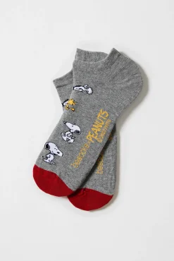 Besocks Meias|Meias-Calcetines tobilleros de algodón orgánico cinzento