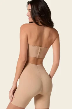 Leonisa Roupa Interior-Calções de controle ultraplano com efeito invisível bege