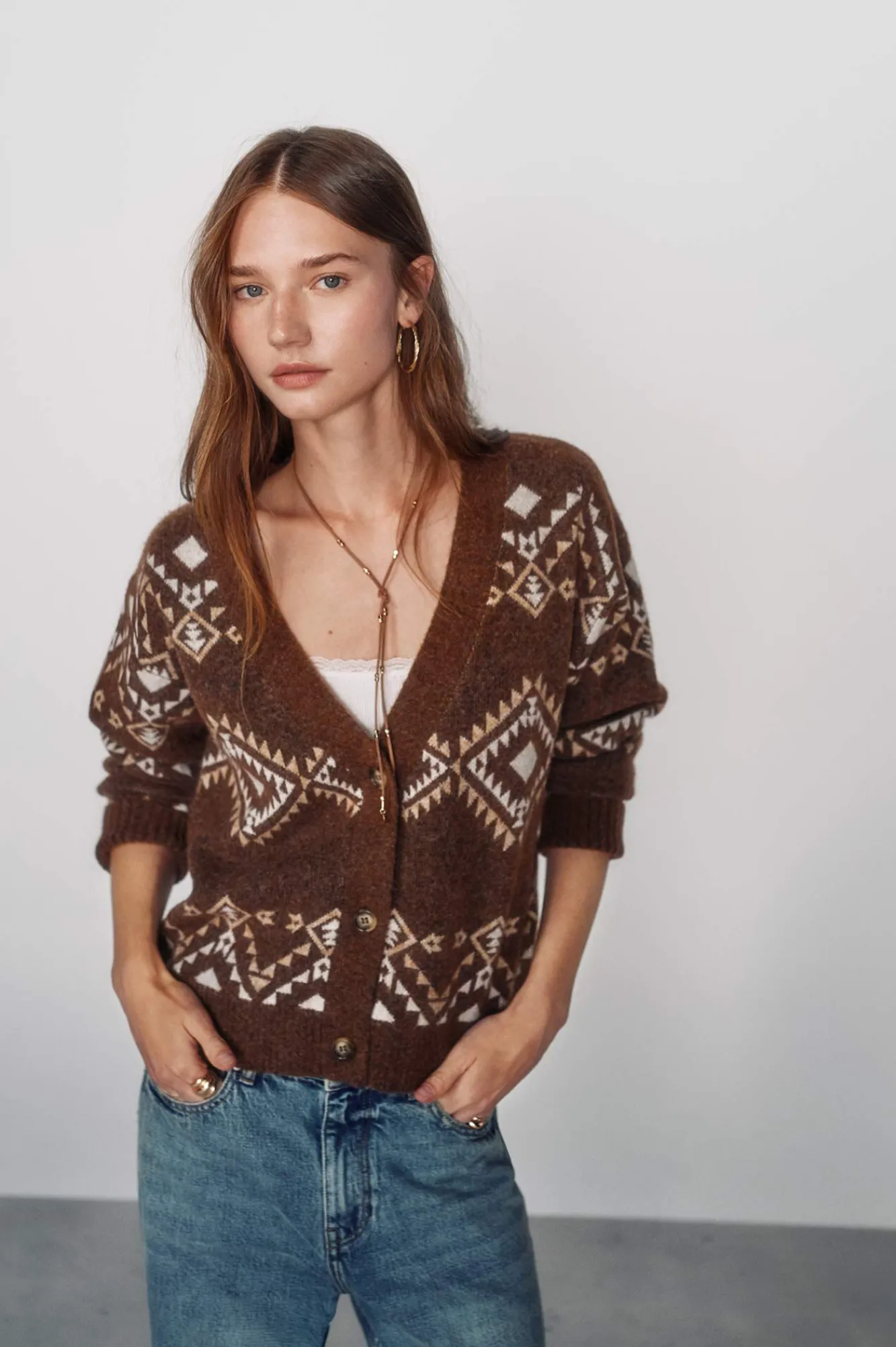 High Spirits Camisolas-Calor de Camisola castanho