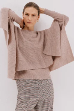 Cortefiel Camisolas-Camada interna de jersey Tostado