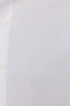 Pedro del Hierro Camisas|Camisas Clássicas-Camisa aos quadrados non iron + antimanchas Rosa