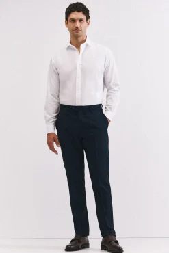 Cortefiel Camisas-Camisa branca de algodão Branco