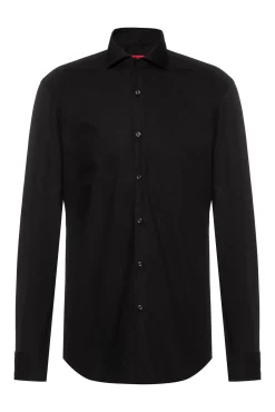 HUGO Camisas-Camisa básica Preto
