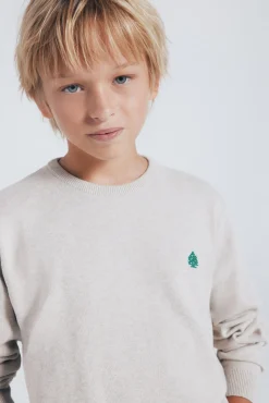 Springfield Kids Malhas-Camisa básica com cotoveleiras para criança cru