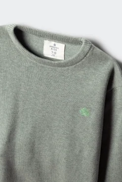 Springfield Kids Malhas-Camisa básica com cotoveleiras para criança verde