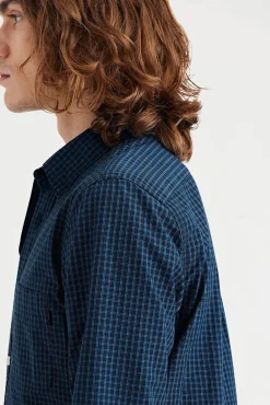 Dockers Camisas-Camisa com botões slim fit Icon Azul