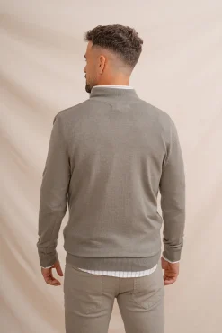 Celopman Camisolas-Camisa com zíper verde