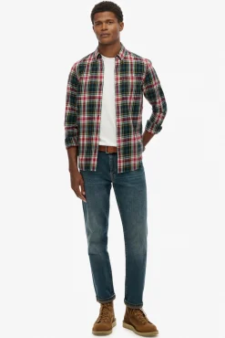 Superdry Camisas-Camisa corte folgado verde