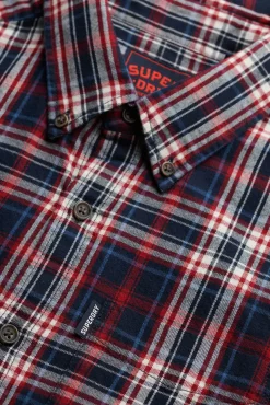 Superdry Camisas-Camisa corte folgado azul