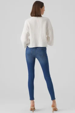 Vero Moda Blusas-Camisa curta esvoaçante Branco