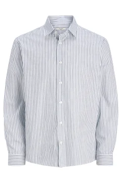 Jack & Jones Camisas-Camisa de algodão com corte descontraído Azul