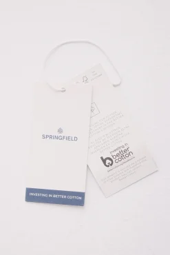 Springfield Blusas-Camisa de algodão Oxford rosa