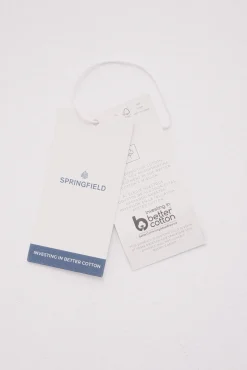 Springfield Blusas-Camisa de algodão Oxford rosa