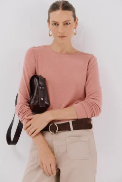 Cortefiel T-Shirts-Camisa de caixa de botões Subiu