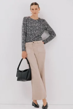 Cortefiel T-Shirts-Camisa de caixa de botões Impress&atilde;o