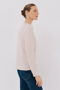 Cortefiel T-Shirts-Camisa de caixa de botões Tostado