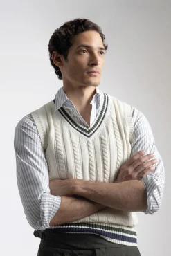 PuroEGO Camisolas-Camisa de críquete de algodão Tostado