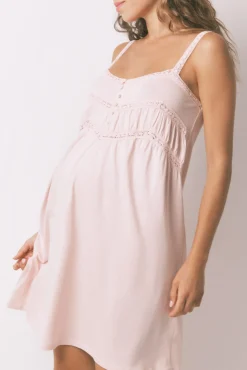 Women'secret Maternidade-Camisa de dormir midi 