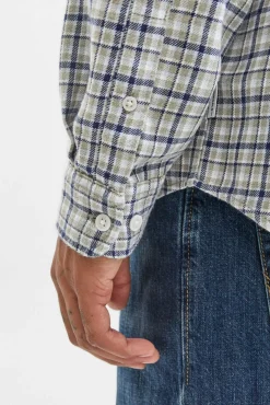 Jack & Jones Camisas-Camisa de flanela xadrez azul