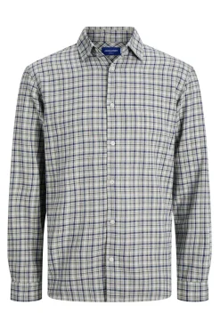 Jack & Jones Camisas-Camisa de flanela xadrez azul
