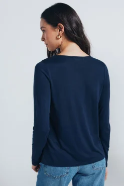 Springfield T-Shirts-Camisa de folho plumeti azul