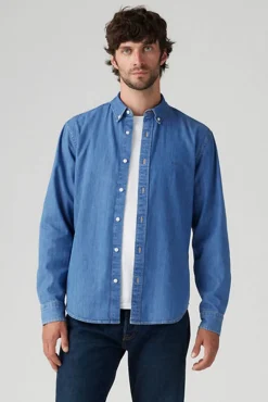 Levi's Camisas-Camisa de ganga Levis® azul