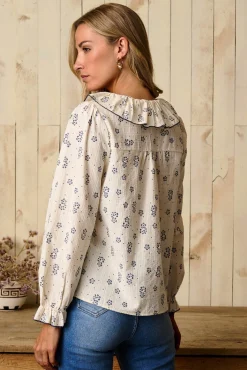 Polín Et Moi Blusas-Camisa de gola Camily Impress&atilde;o