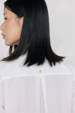 Pedro del Hierro Blusas-Camisa de laçada largo Branco