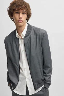 HUGO Camisas-Camisa de manga comprida Branco