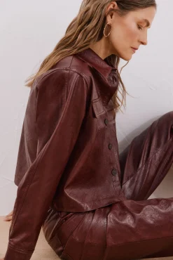 Cortefiel Blusas-Camisa de pele sintético Granada