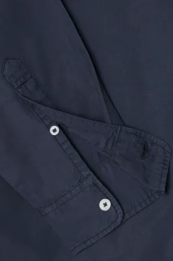 Pepe Jeans Camisas-Camisa de Popelina de corte regular azul