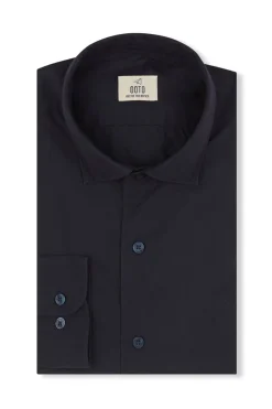 OOTO Camisas-Camisa de popelina lisa Azul