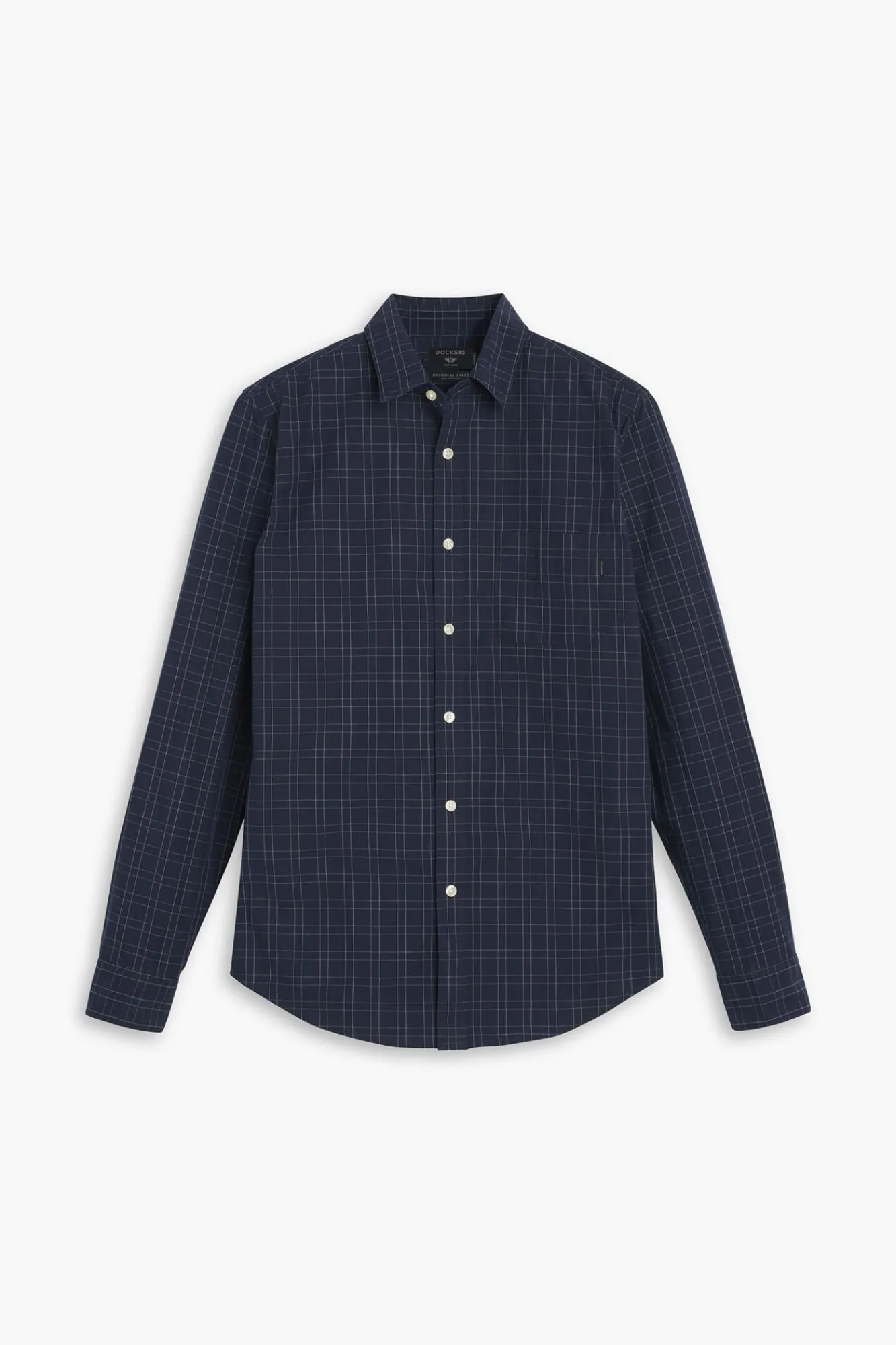 Dockers Camisas-Camisa de popeline Azul