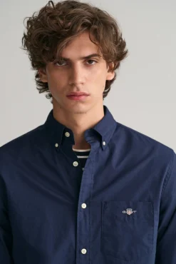 Gant Camisas-Camisa de popeline Azul