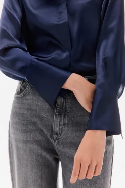 TFP by Tamara Falcó Blusas-Camisa de seda Azul