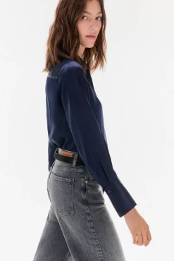 TFP by Tamara Falcó Blusas-Camisa de seda Azul