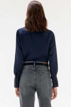 TFP by Tamara Falcó Blusas-Camisa de seda Azul