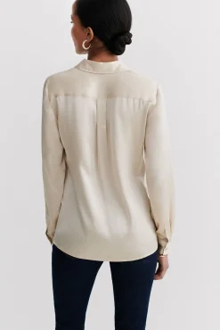 Caroll Blusas-Camisa de seda Tostado