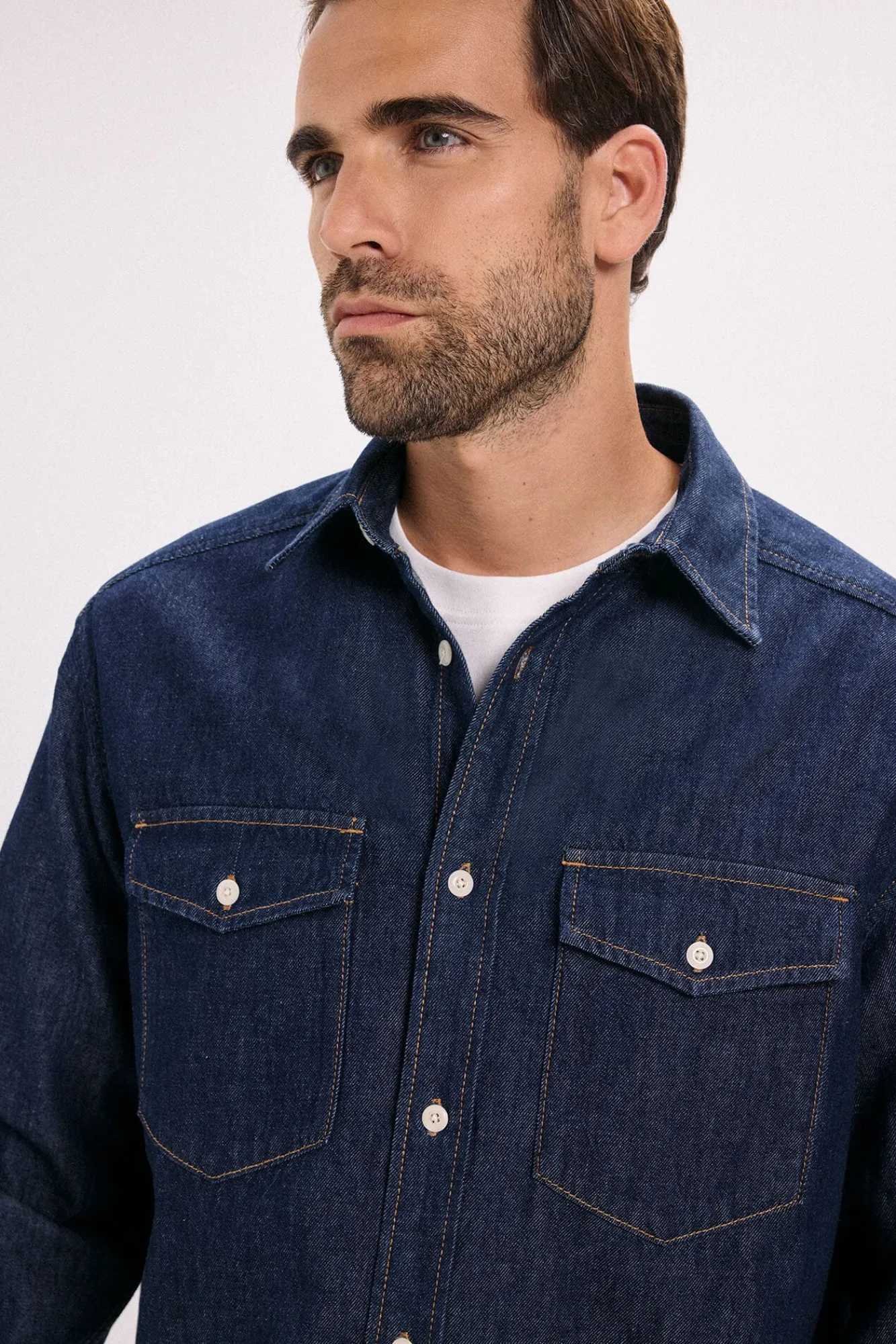 Jack & Jones Camisas-Camisa denim de corte regular Azul