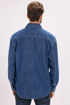 Jack & Jones Camisas-Camisa denim de corte regular Azul