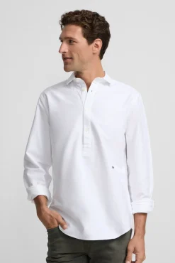 Silbon Camisas-Camisa esportiva Oxford Branco