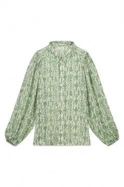 Slowlove Blusas-Camisa estampada Impress&atilde;o