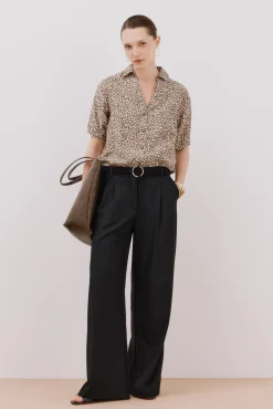 Cortefiel Blusas-Camisa estampado animal Impress&atilde;o